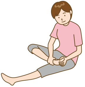  外反母趾のセルフケア②指の間をゆっくりほぐすストレッチ